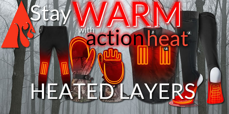 Stay Warm Without Replacing Your Hunting Gear: ActionHeat Heated Layers