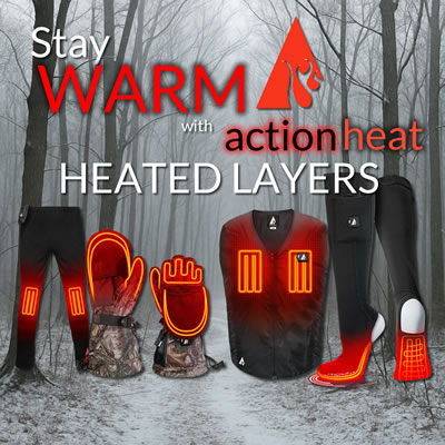 Stay Warm Without Replacing Your Hunting Gear: ActionHeat Heated Layers
