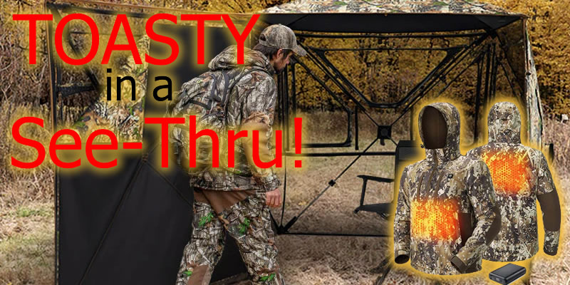 See More. Freeze Less. Hunt Smarter: Cold-Weather Ground Blind Hunting with Heated Gear